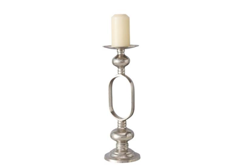 MF Kerzenhalter Kerzenhalter Luvian – Eleganz in glänzendem Silber (1 St) von MF