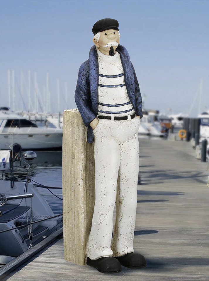 MF Skulptur Figur Seemann Sigvard 29 cm maritim aus Poly (1 St) von MF