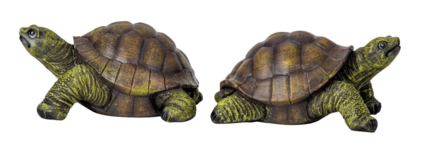 MF Tierfigur Dekofigur Schildkröte Set 2er Set Mehrfarbig (2 St) von MF