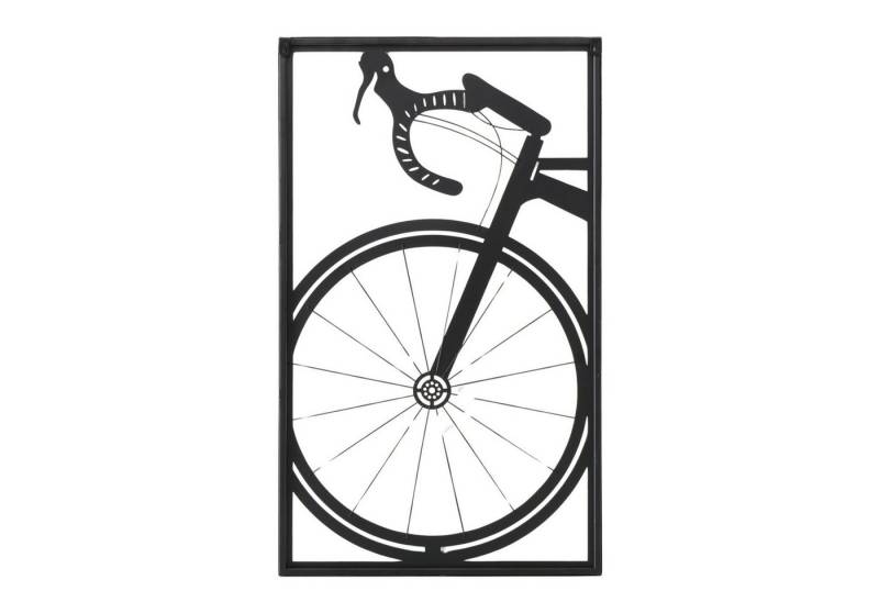 MF Wanddekoobjekt Wandobjekt Cyclo Fahrrad – Minimalistisches Design aus Metall 75cm (1 St) von MF