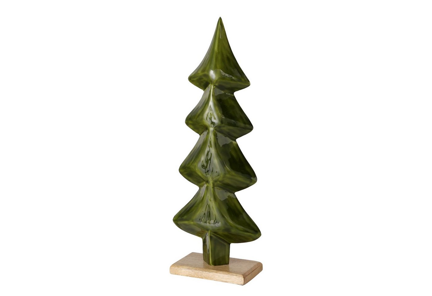 MF Weihnachtsfigur Weihnachtsdeko Baum Green Elegance Mango Holz 57cm (1 St) von MF
