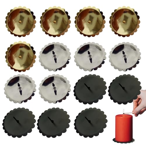 15er Kerzenhalter Adventskranz Metall Adventskranz Kerzenhalter und Kerzenteller-Set - Praktischer und Robuster Kerzenhalter zum Stecken für Ihren Adventskranz 15er Kerzenhalter Adventskranz Metall Adventskranz Kerzenhalter und Kerzenteller-Set - Praktischer und Robuster Kerzenhalter zum Stecken für Ihren Adventskranz von MFCGHXR