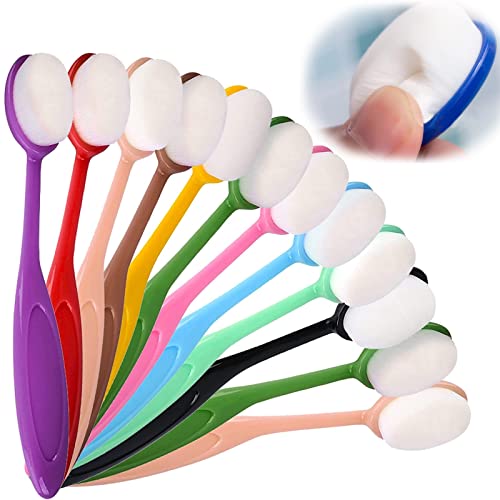 Blending Brush, 12er Set Blending Brush Set basteln Malwerkzeuge Papier Bastelkarten Blender Pinsel Tempel von MFCGHXR
