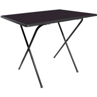 MFG FREIZEITMÖBEL Klapptisch, LxBxH: 80 x 60 x 63 cm, Alcotop, rechteckig, weiß - grau von MFG FREIZEITMÖBEL