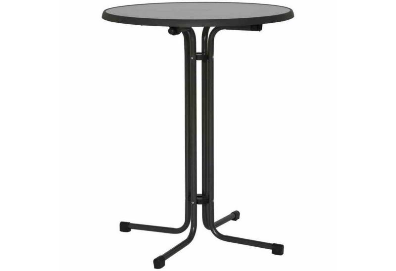MFG Freizeitmöbel Gartentisch Stehtisch Ø 85x110 cm, grau, klappbar Stahlrohrgestell MFG Freizeitmöbel Gartentisch Stehtisch Ø 85x110 cm, grau, klappbar Stahlrohrgestell von MFG Freizeitmöbel