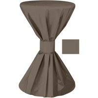 Stehtischhusse taupe Ø 70 cm Stehtischhusse von MFG Freizeitmöbel