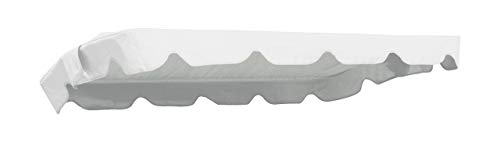 Hollywoodschaukel Ersatzdach 182 x 134 cm (Taschenmaß 176 x 130 cm), weiß, 100% Polyester von MFG