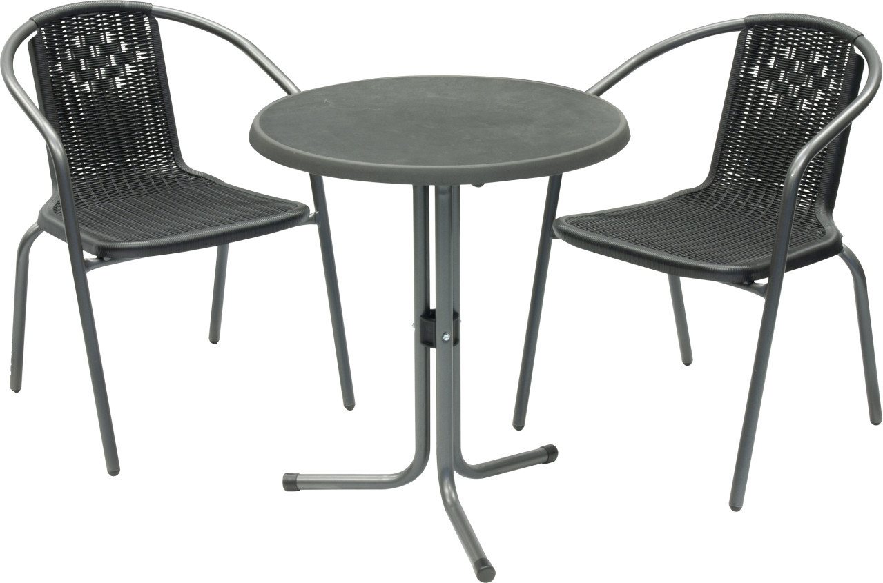 MFG Balkonset Balkonmöbel-Set Emilia 3-teilig, Witterungsbeständig MFG Balkonset Balkonmöbel-Set Emilia 3-teilig, Witterungsbeständig von MFG
