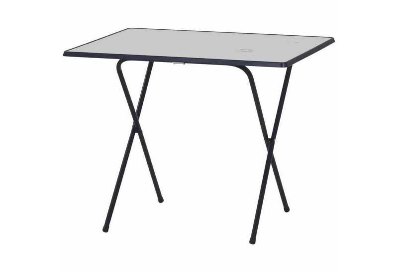 MFG Gartentisch Scherentisch 60x80 cm, blau mit Scherengestell von MFG