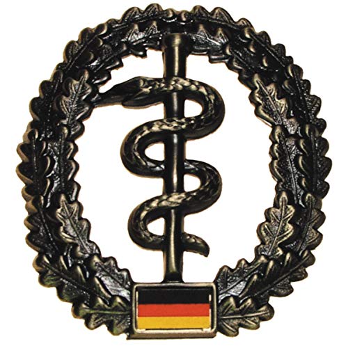 Bundeswehr Barettabzeichen BW Mützen Abzeichen Metallabzeichen Militärabzeichen Verschiedene Truppengattungen (Sanitätstruppe) von MFH