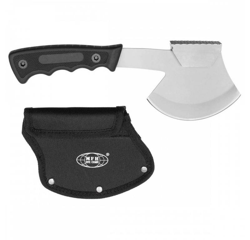 MFH Beil Hammer-Beil, mit Gummigriff, ca. 27 cm, 550 g, (Set, inkl. Transportscheide), ergonomisch geformter Gummigriff von MFH