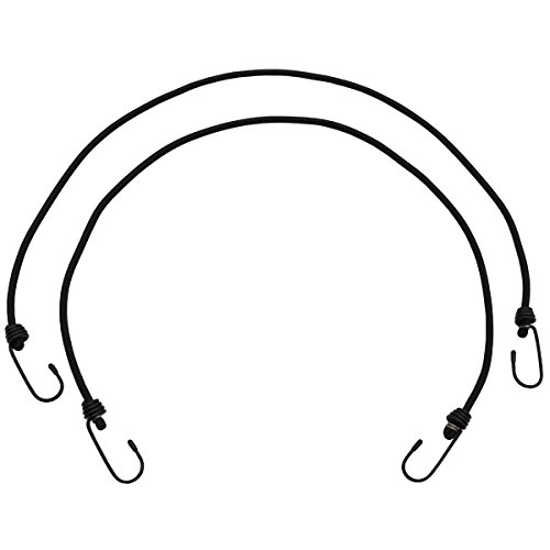 MFH Expander, 6 mm, mit Haken, 75 cm, schwarz, 2er Pack von MFH