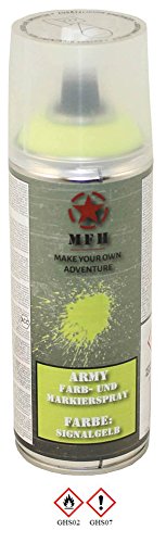 MFH Farbspray Lackspray Army, matt, 400 ml (Signalgelb) von MFH