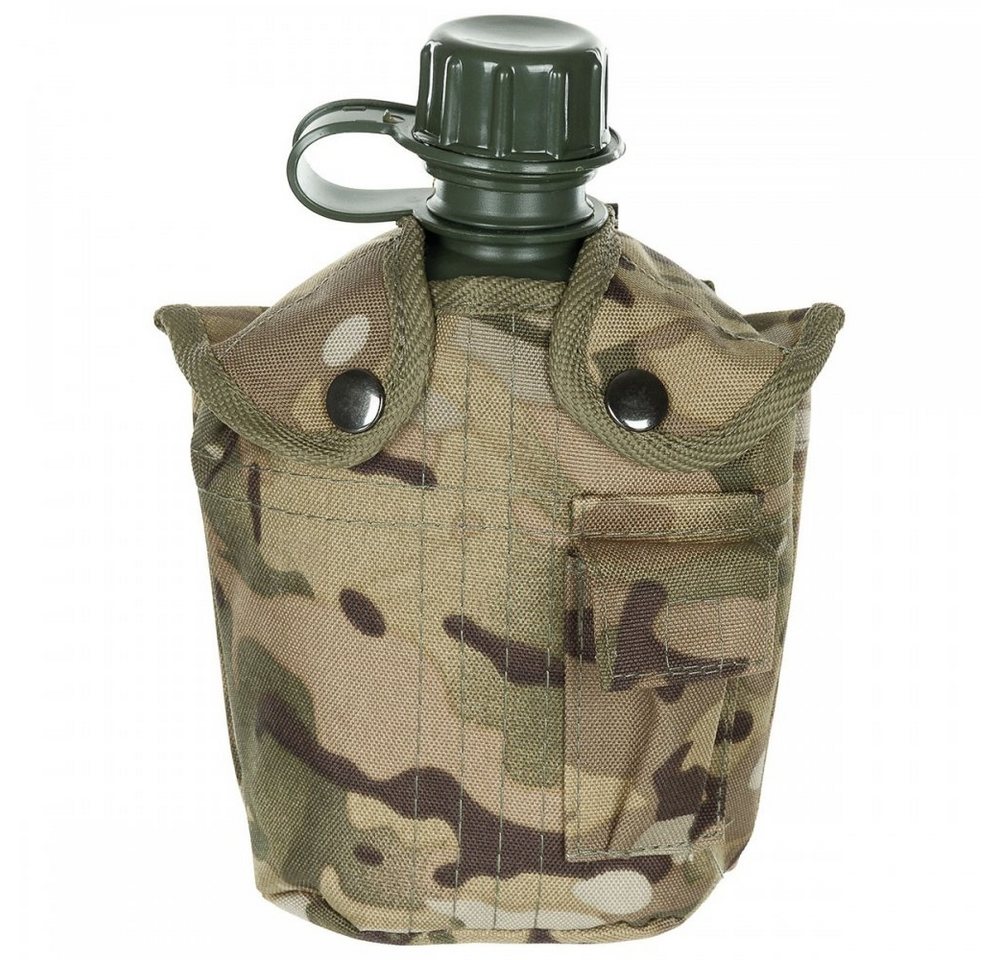 MFH Feldflasche US Plastikfeldflasche, 1 l, Nylonbezug, operation-camo von MFH