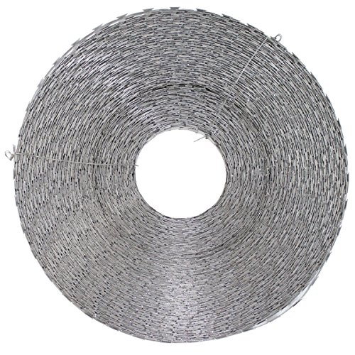 MFH Messerscharfer Bandstacheldraht 120 Meter Natodraht Army Stacheldraht Militär Flachband gestanzt Natodraht Sperrdraht Rolle Klingendraht MFH Messerscharfer Bandstacheldraht 120 Meter Natodraht Army Stacheldraht Militär Flachband gestanzt Natodraht Sperrdraht Rolle Klingendraht von MFH