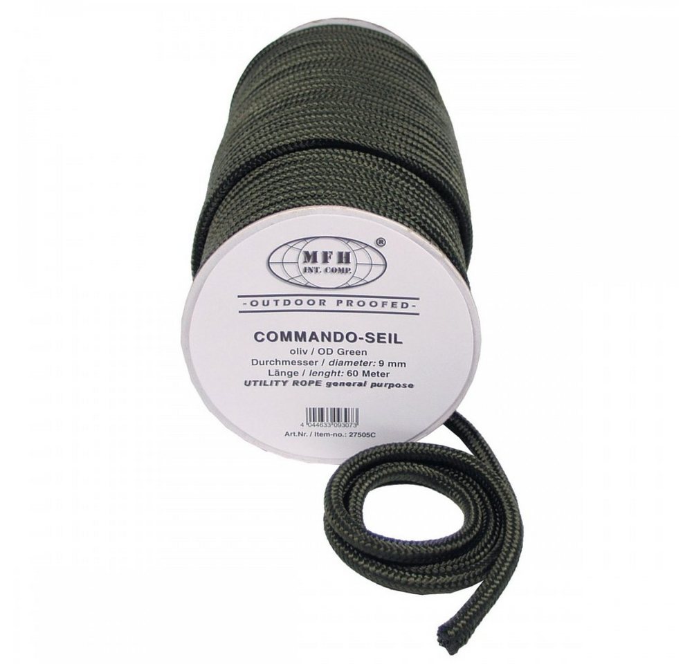 MFH Seil, oliv, 9 mm, 60 Meter Seil von MFH