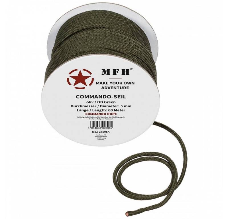 MFH Seil oliv 5 mm 60 Meter von MFH - Outdoor-Seil. Seil von MFH