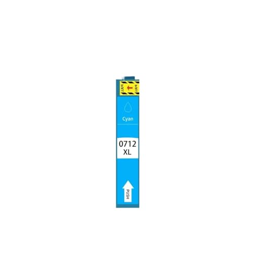 MFHgLKT 1PC ODER 1/2/3SET Tinte Patrone T0711 Kompatibel mit D78 D92 D120 DX4000 DX4050 DX4400 DX4450 DX5000 DX550 DX6000 DX6050 DX7000F DX7400 DX7450 Drucker(T0711-Cyan) von MFHgLKT