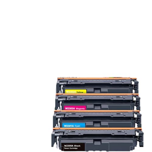 MFHgLKT 230A Tonerkartusche kompatibel mit Farblaserdruckern Pro 4201dn 4201dw 4301dw 4301fdw ohne Chip(230X(KCMY) NO CHIP) von MFHgLKT