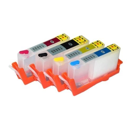 MFHgLKT 4er-Pack 178 XL-Tintenpatronen mit automatischem Reset, leer, kompatibel mit Photosmart-Druckern CN255C CN216C CN245C CD035C Q8444C MFHgLKT 4er-Pack 178 XL-Tintenpatronen mit automatischem Reset, leer, kompatibel mit Photosmart-Druckern CN255C CN216C CN245C CD035C Q8444C von MFHgLKT