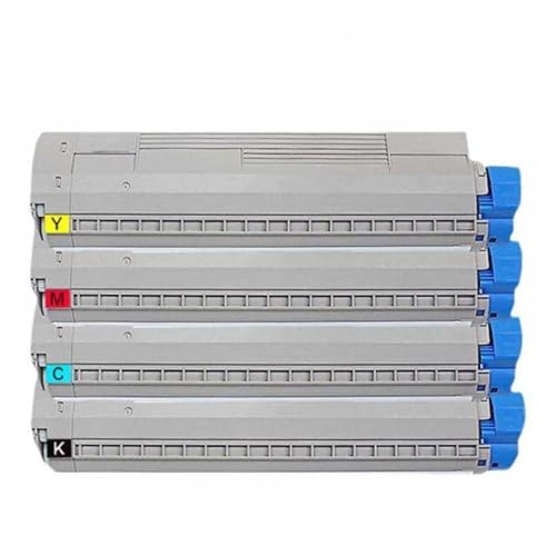 MFHgLKT Tonerkartuschen-Set kompatibel mit C824 C824N C834NW C834DNW C835DNWT C844DNW 4er-Pack(46861301 02 03 04) von MFHgLKT