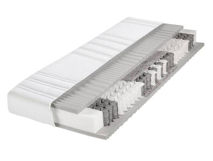 BeCo Maxi Comfort TFK medium H3 120x200 H3 Höhe 23cm 7-Zonen-Tonnentaschenfederkern, 480 Federn bei (100x200 cm) von MFO Matratzen