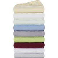MFO Jersey Elastic-Spannbetttuch titanium 180x200 von MFO Matratzen