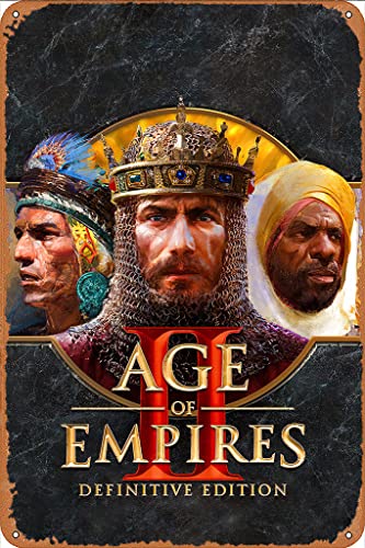 Age of Empires II Definitive Edition Game Poster 20,3 x 30,5 cm Metall Aluminium Neuheit Blechschild Age of Empires II Definitive Edition Game Poster 20,3 x 30,5 cm Metall Aluminium Neuheit Blechschild von MFSAEQE