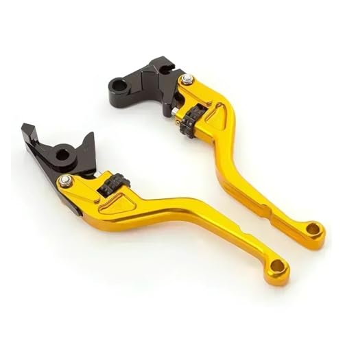 MFTGRS Für Monkey Z125 CB CBF 190R CBR150R CBR250R 2010-2021 Motorrad Bremshebel Kupplungshebel Motorrad Bremskupplungshebel(Gold) von MFTGRS