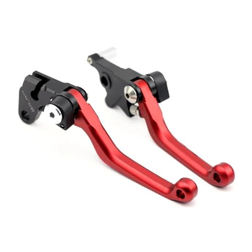 MFTGRS Für Suzuki DRZ250 DRZ400E DRZ400S DRZ400SM DRZ 400 E S SM DR-Z400 DR-Z 400 2000-2024 Motorrad Bremshebel Kupplungshebel Motorrad Bremskupplungshebel(Rot) von MFTGRS