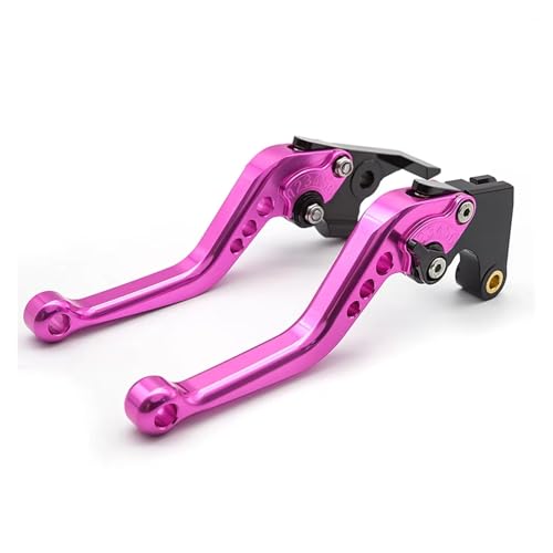 MFTGRS Motorrad Bremshebel Kupplungshebel Für Suzuki GSXR125 GSXR150 GSXS125 GSXS150 GSX-R GSX S 125 150 2020-2025 Motorrad Bremskupplungshebel(Rosa 147 mm) von MFTGRS
