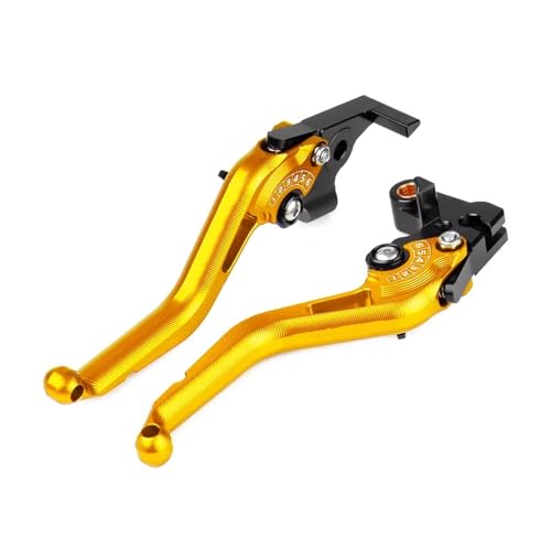 MFTGRS Motorrad Kupplung Bremshebel Für CB 650R CB 650 R CB650R 2014-2022 Motorrad Bremskupplungshebel(Gold) von MFTGRS