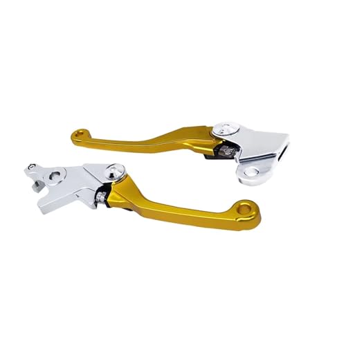 MFTGRS Pour CRF250L Moto Frein Avant Levier Dembrayage Poignée Pliable Réglable Motorrad Bremskupplungshebel(Golden) von MFTGRS