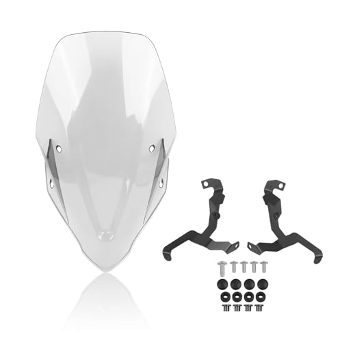 Motorrad Windschutzscheibe Für CB750 Für Hornet CB 750 2023-2024 Motorrad Touring Windschild Deflektor(TRANSPARENT) von MFTGRS