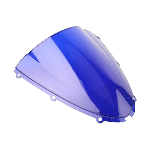 Motorrad Windschutzscheibe Für Ninja ZX-6R Zx6r 636 2005-2008 Motorrad Windschutzscheibenschutz(BLAU) von MFTGRS