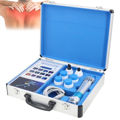 MFYDPP Professionelle Schockwellen-Therapie-Maschine Ed-behandlung, Massagebeistung Von Schmerzlinderung Mit 7 Massagekopf, Für Eine Tiefe Physiotherapie/verabschiedung Von Sub-Health von MFYDPP