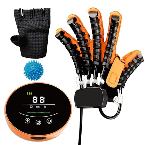MFYDPP Rehabilitationsroboter-Handschuhe, Mobilitäts-Finger-trainingsgeräte, Fingerfunktions-rehabilitationstrainer Für Arthritis-schlaganfall-hemiplegie-Patienten(Size:L,Color:Linke Hand) von MFYDPP