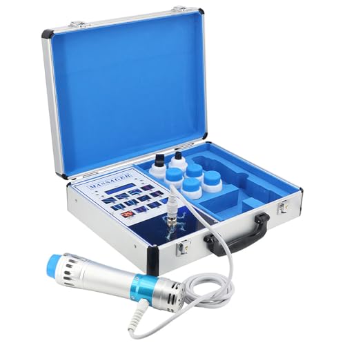 MFYDPP Schockwellen -Therapie -gerät, Ed -behandlung, Schockwellen -therapiemaschine Mit 7 Massagekopf, Für Schmerzlinderung Tiefes Muskelmassagarme von MFYDPP