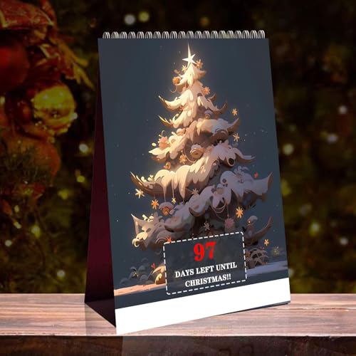 100-Tage-Weihnachts-Countdown-Kalender, Adventskalender 2025, interaktive Tischdekoration, Schreibtisch-Dekorationen für Zuhause, Büro, Wohnzimmer, 16 x 10 cm 100-Tage-Weihnachts-Countdown-Kalender, Adventskalender 2025, interaktive Tischdekoration, Schreibtisch-Dekorationen für Zuhause, Büro, Wohnzimmer, 16 x 10 cm von MFYOUPK