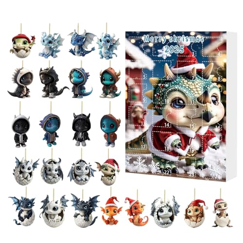 MFYOUPK 24 Tage Weihnachtsadventskalender - 24 Tage Baby 2D Acryl Hängeornamente - Tieranhänger Countdown Kalender 2025 Für Weihnachtsbaum Party Fenster Wand Auto MFYOUPK 24 Tage Weihnachtsadventskalender - 24 Tage Baby 2D Acryl Hängeornamente - Tieranhänger Countdown Kalender 2025 Für Weihnachtsbaum Party Fenster Wand Auto von MFYOUPK