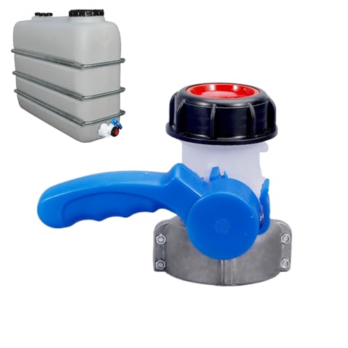 MFYOUPK Füllventil,60 mm Gewinde Für Wasserspeicher Adapterventil - Ersatzteil mit Silikon Dichtung Sicher Dichter Verbinder Belastbar Armatur für Garage und Industriebereich von MFYOUPK