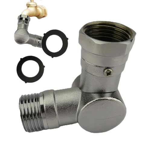 MFYOUPK Gartenschlauch Drehgelenk Adapter | 180 Und 360 Grad Schlauchverbinder Drehbar | Verstellbarer Schlauchverbinder Für Bewässerung Reinigung Pflanzenbewässerung Hofreinigung Autowäsche von MFYOUPK