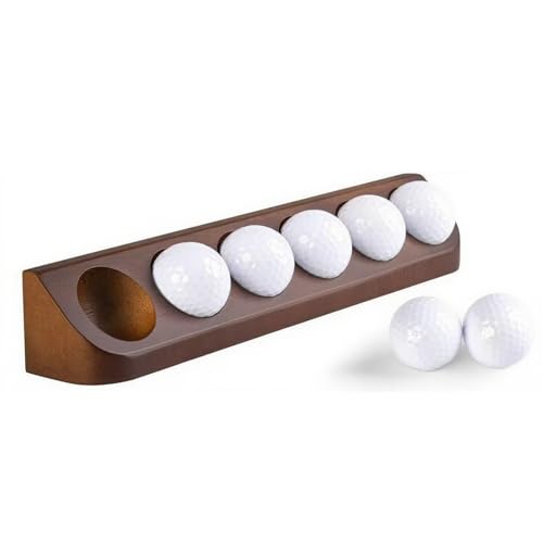 MFYOUPK Golfball Vitrine | Holz Golfball Vitrine Mit 6 Fächern | Deko Schrank Sammlerstück Für Wohnzimmer Büro Schreibtisch von MFYOUPK