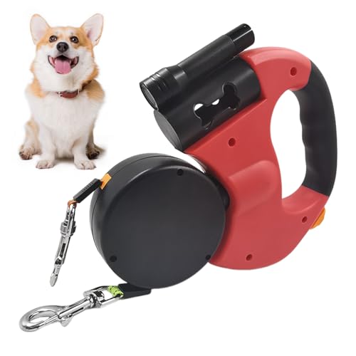 MFYOUPK Hundeleinen, Doppelleine Für Zwei Hunde Mit LED-Licht, Anti-Zug Mit Feststelltaste Für Nachtspaziergänge Reisen Outdoor MFYOUPK Hundeleinen, Doppelleine Für Zwei Hunde Mit LED-Licht, Anti-Zug Mit Feststelltaste Für Nachtspaziergänge Reisen Outdoor von MFYOUPK