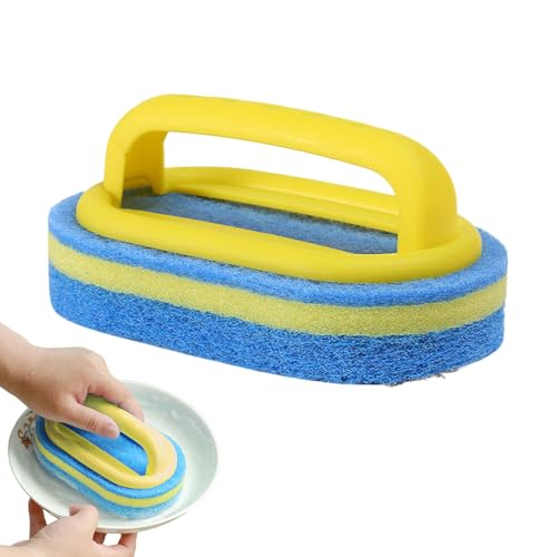 MFYOUPK Mit Griff - Badschrubber mit ergonomischem Griff | ScheuerHaushaltsreiniger Für Küche Bad Waschbecken Fliesen Haus Spa Pool von MFYOUPK