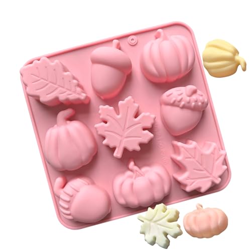 MFYOUPK Silikon Backformen Zum Backen - 9-Fach Muffinform Aus Silikon Für Cupcakes - Herbst Dekoformer Bastelbedarf Für Thanksgiving Halloween Feiertage Kuchen Schokolade Seife Kerze MFYOUPK Silikon Backformen Zum Backen - 9-Fach Muffinform Aus Silikon Für Cupcakes - Herbst Dekoformer Bastelbedarf Für Thanksgiving Halloween Feiertage Kuchen Schokolade Seife Kerze von MFYOUPK