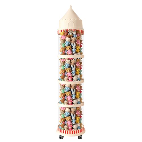 MFYOUPK Spielzeug Aufbewahrungs Tube, Durchsichtiger Puppen-Organizer Behälter, Staubdichte Dekorative Burg Spielzeugröhre für Klassenzimmer, Wohnzimmer, Kinderzimmer, Spielzimmer, Wohnheim, Garage, MFYOUPK Spielzeug Aufbewahrungs Tube, Durchsichtiger Puppen-Organizer Behälter, Staubdichte Dekorative Burg Spielzeugröhre für Klassenzimmer, Wohnzimmer, Kinderzimmer, Spielzimmer, Wohnheim, Garage, von MFYOUPK