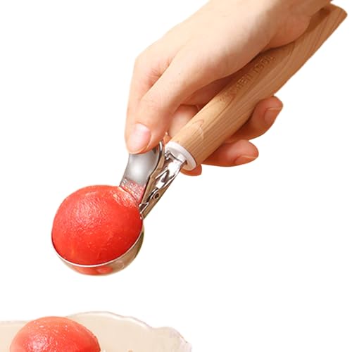 MFYOUPK Stabiler Eisportionierer,Edelstahl Keksausstecher Mit Formkugel | Obstkugelformer Für Hausbäckerei Restaurant Gastromobil MFYOUPK Stabiler Eisportionierer,Edelstahl Keksausstecher Mit Formkugel | Obstkugelformer Für Hausbäckerei Restaurant Gastromobil von MFYOUPK