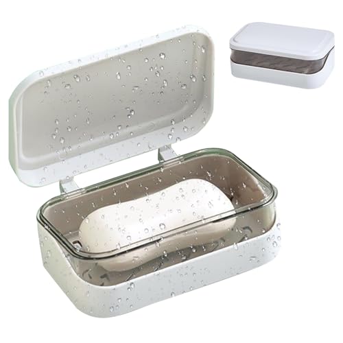 MFYOUPK Tragbare Seifendose - Seifendose Mit Doppelschicht - Auslaufsicheres Behältnis Für Bad Dusche Waschbecken Spüle Reise Küche Spülen von MFYOUPK