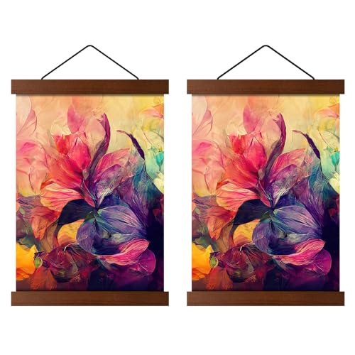 Set 2 posterleiste Holz 18 cm – Poster Aufhänger mit Magneten zum Aufhängen von Poster, Fotos, Diplome in beliebiger Länge – lenkt die Aufmerksamkeit auf das Plakat, ohne Montage, Braun Set 2 posterleiste Holz 18 cm – Poster Aufhänger mit Magneten zum Aufhängen von Poster, Fotos, Diplome in beliebiger Länge – lenkt die Aufmerksamkeit auf das Plakat, ohne Montage, Braun von MG Design
